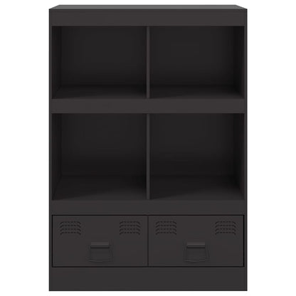 Highboard 67x39x95 cm Steel Black