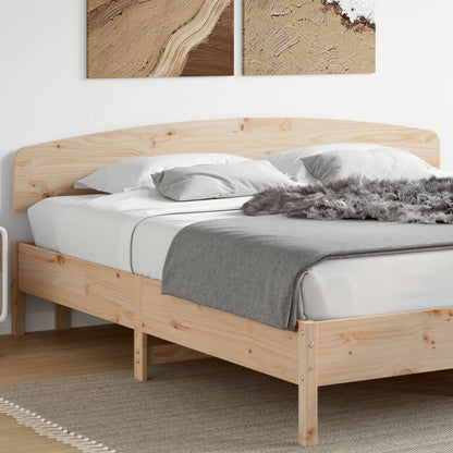 Headboard Solid Wood Pine Natural 200 cm