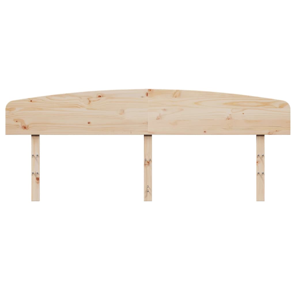 Headboard Solid Wood Pine Natural 180 cm