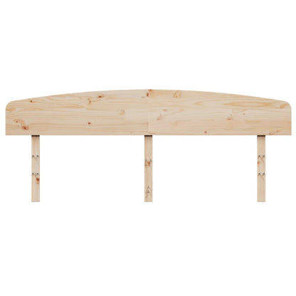 Headboard Solid Wood Pine Natural 180 cm