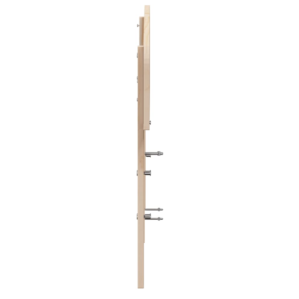 Headboard Solid Wood Pine Natural 180 cm