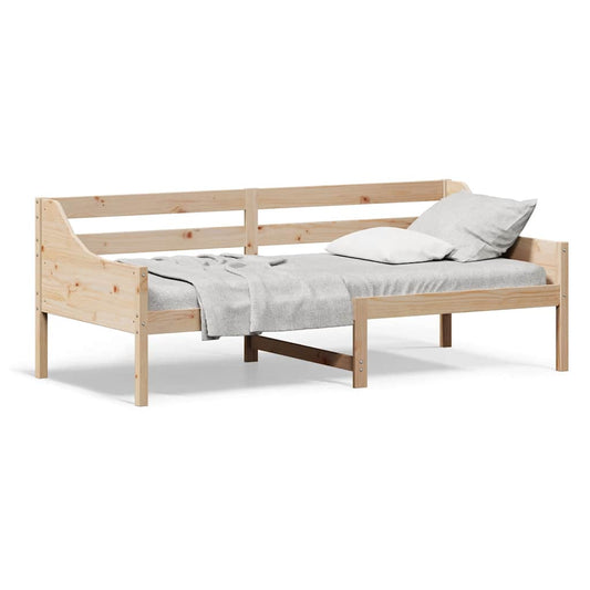 Day Bed without Mattress Solid Wood Pine Natural 80 cm 200 cm