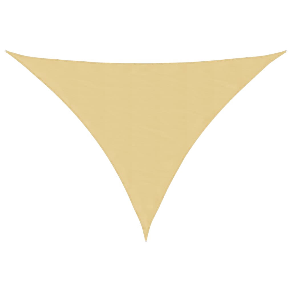 Sunshade Sail Oxford Fabric Triangular 4x4x5.8 m Sand