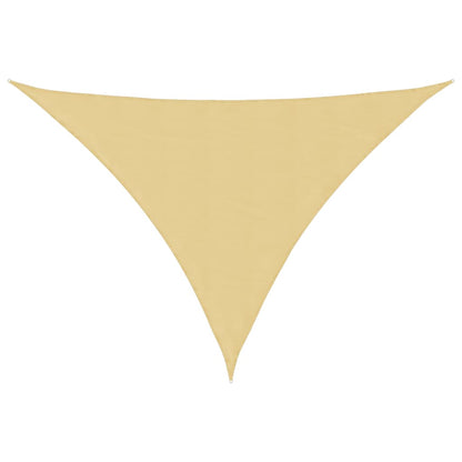 Sunshade Sail Oxford Fabric Triangular 4x4x5.8 m Sand