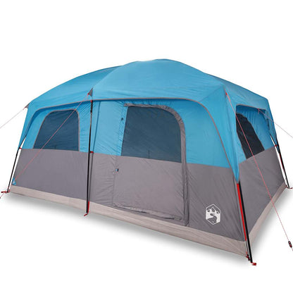 vidaXL Family Tent Cabin 8-Person Blue Waterproof 2