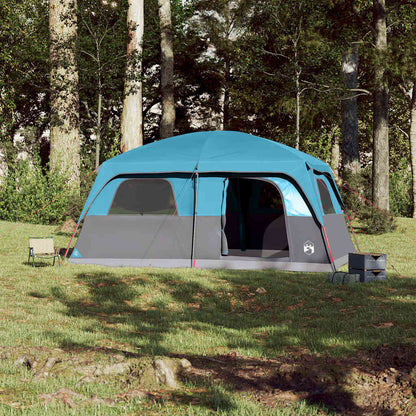vidaXL Family Tent Cabin 8-Person Blue Waterproof 3