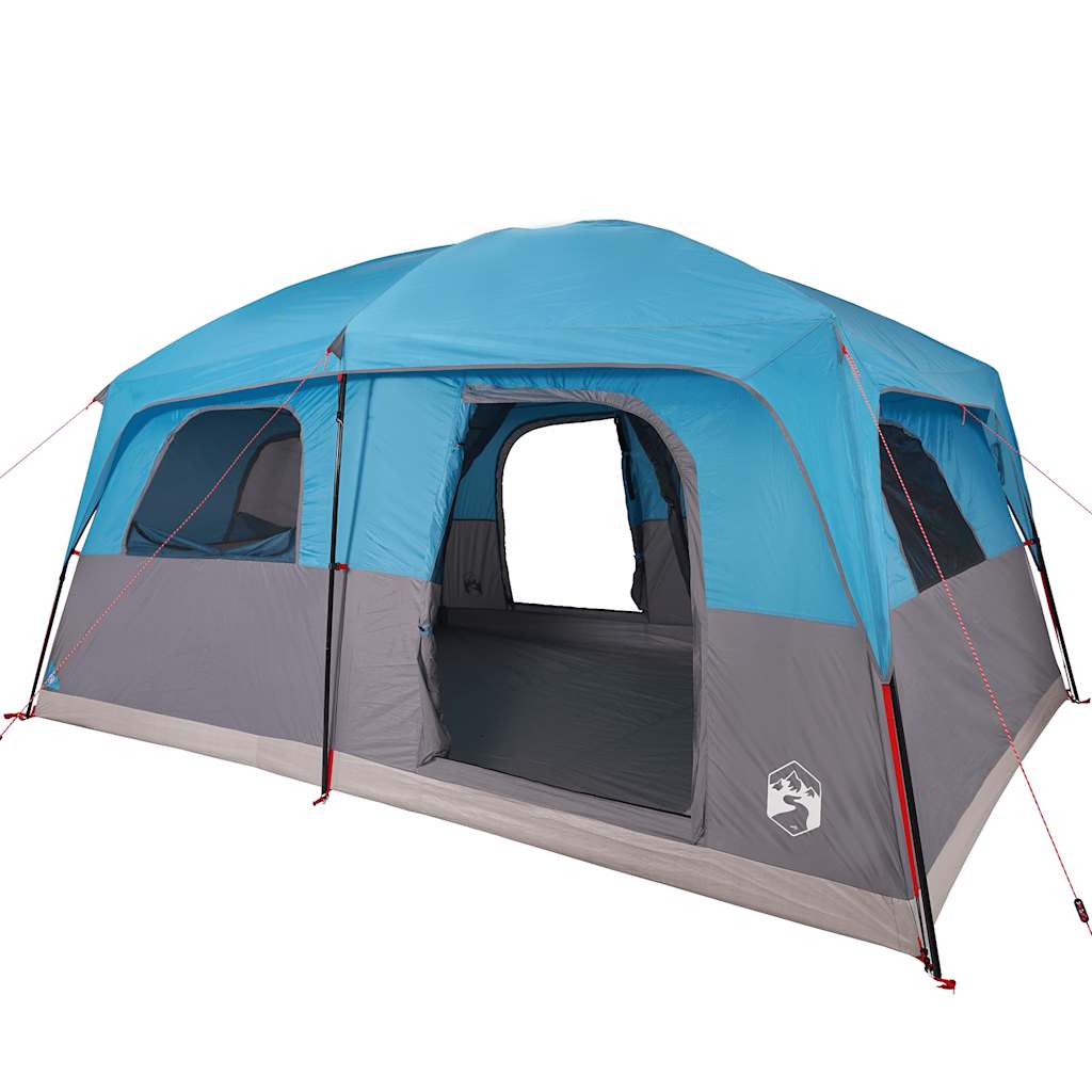 vidaXL Family Tent Cabin 8-Person Blue Waterproof 5