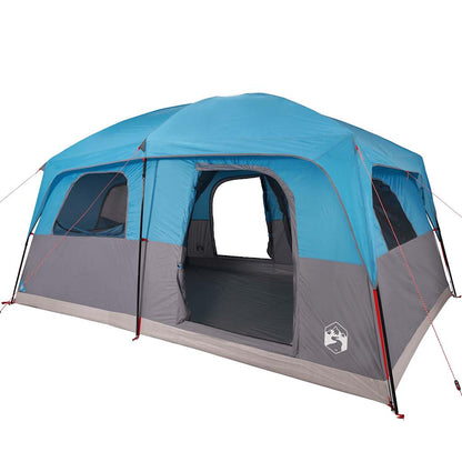 vidaXL Family Tent Cabin 8-Person Blue Waterproof 5