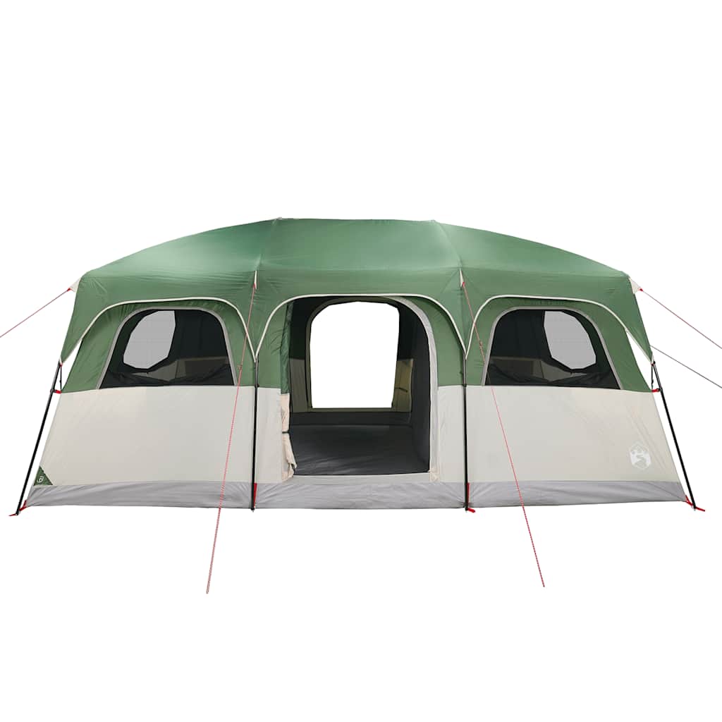 vidaXL Family Tent Cabin 10-Person Green Waterproof 6