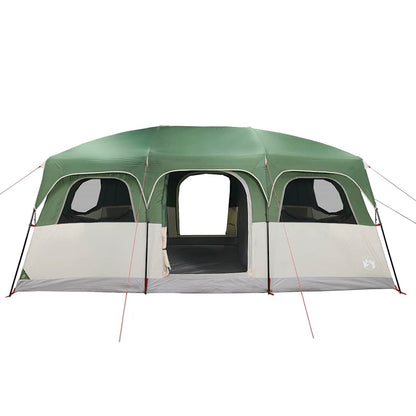vidaXL Family Tent Cabin 10-Person Green Waterproof 6