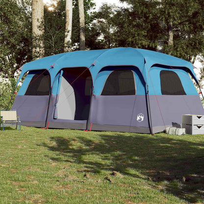vidaXL Family Tent Cabin 10-Person Blue Waterproof 3
