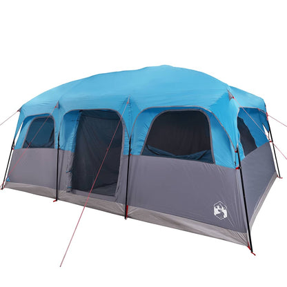 vidaXL Family Tent Cabin 10-Person Blue Waterproof 4
