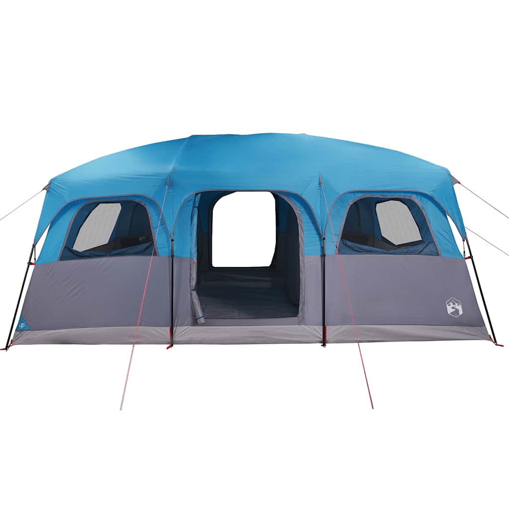 vidaXL Family Tent Cabin 10-Person Blue Waterproof 6