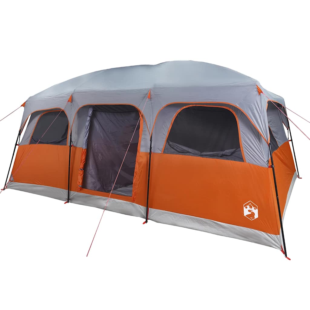 vidaXL Family Tent Cabin 10-Person Grey Waterproof 4