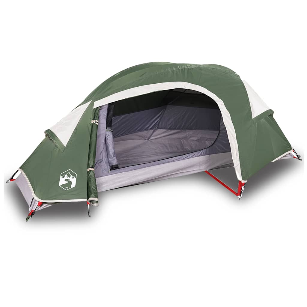 Camping Tent Dome 1-Person Waterproof Green