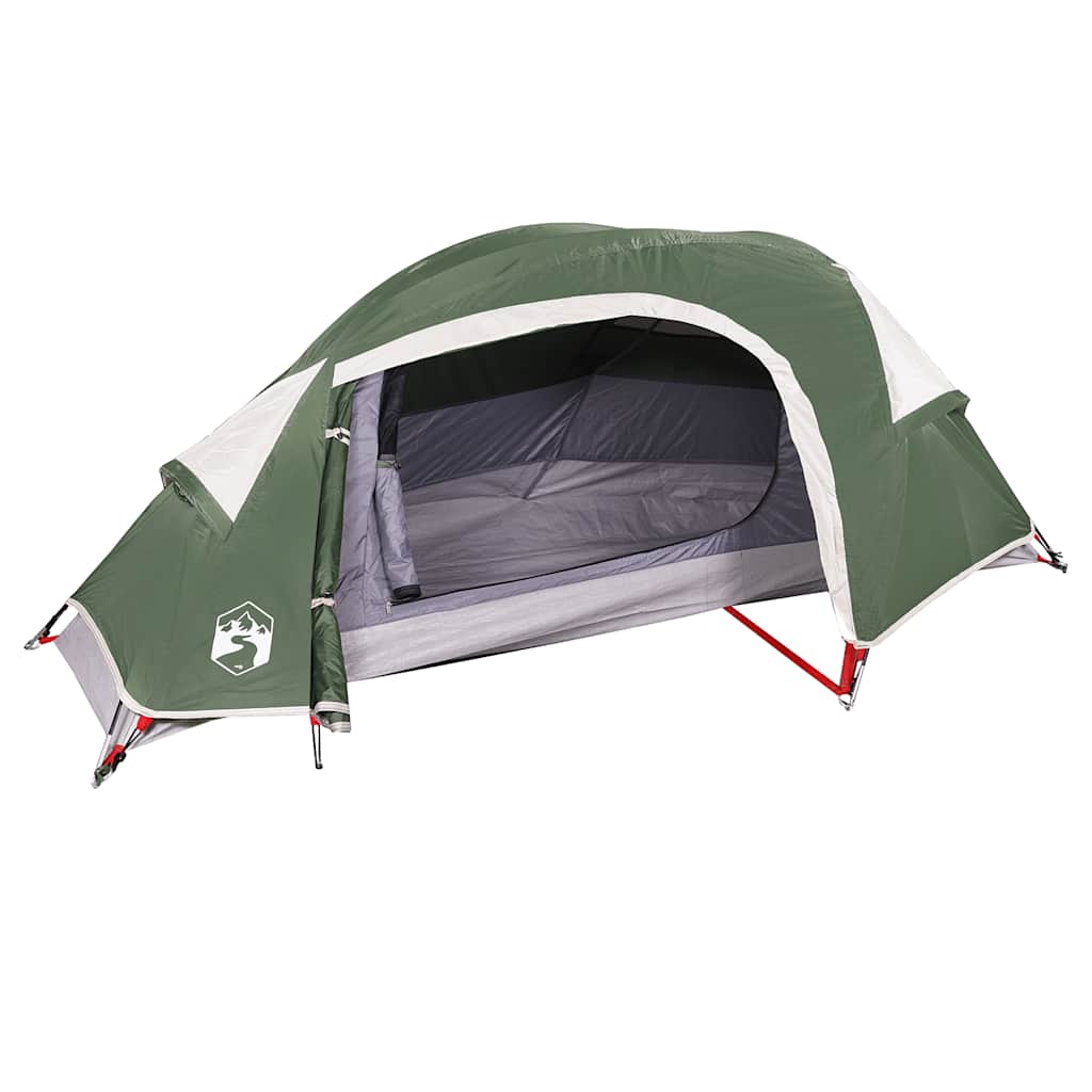 Camping Tent Dome 1-Person Waterproof Green
