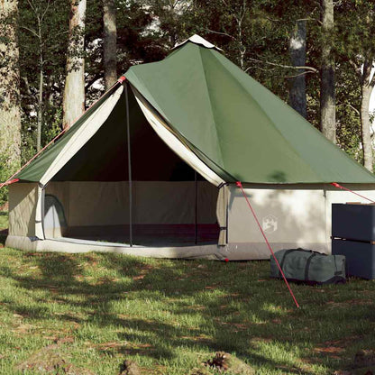 vidaXL Family Tent Tipi Waterproof Green