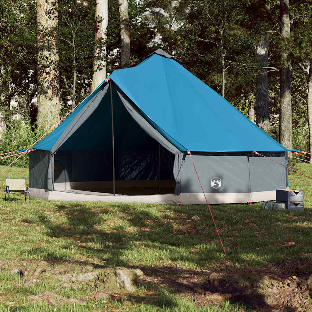 vidaXL Family Tent Tipi 12-Person Blue Waterproof 3