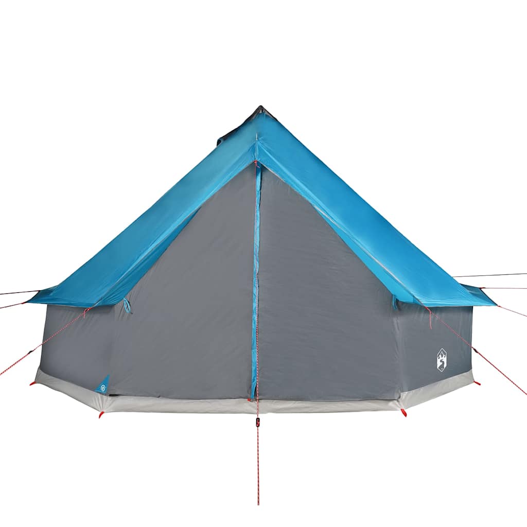 vidaXL Family Tent Tipi 12-Person Blue Waterproof 5