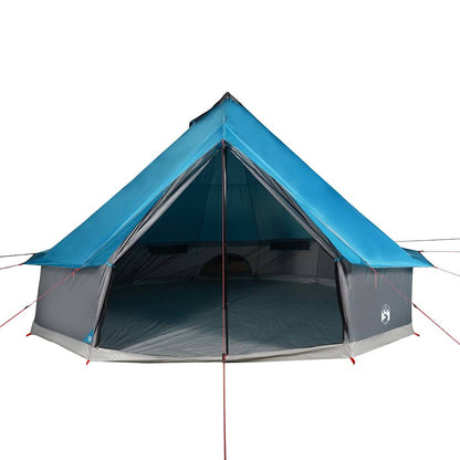 vidaXL Family Tent Tipi 12-Person Blue Waterproof 6