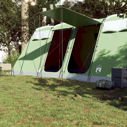 vidaXL Family Tent Tunnel 8-Person Green Waterproof 3