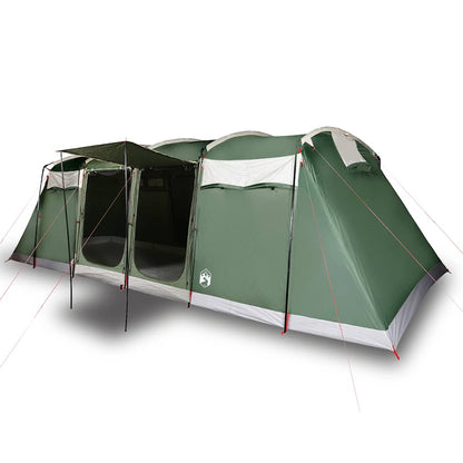 vidaXL Family Tent Tunnel 8-Person Green Waterproof 4