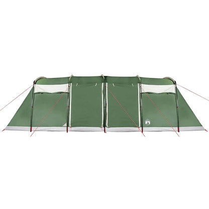 vidaXL Family Tent Tunnel 8-Person Green Waterproof 6