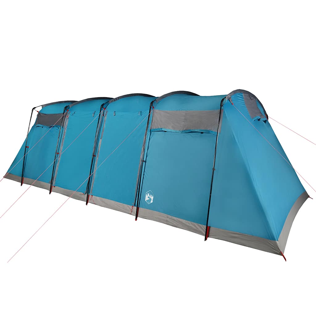 vidaXL Family Tent Tunnel 8-Person Blue Waterproof 5