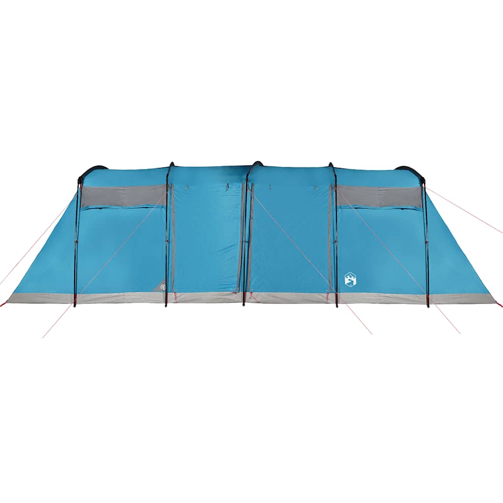 vidaXL Family Tent Tunnel 8-Person Blue Waterproof 6