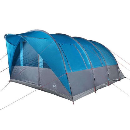 vidaXL Family Tent Tunnel 7-Person Blue Waterproof 2