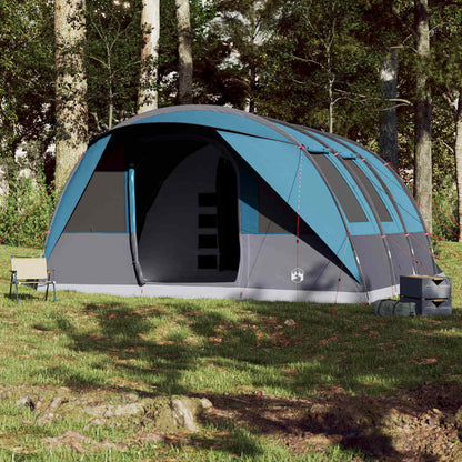 vidaXL Family Tent Tunnel 7-Person Blue Waterproof 3