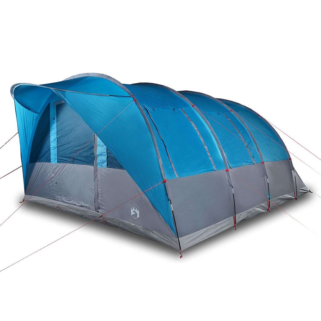 vidaXL Family Tent Tunnel 7-Person Blue Waterproof 4