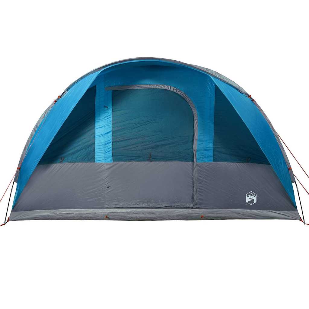 vidaXL Family Tent Tunnel 7-Person Blue Waterproof 6