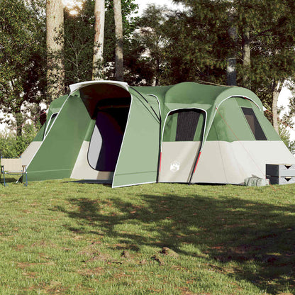 vidaXL Family Tent Tunnel 16-Person Green Waterproof 3