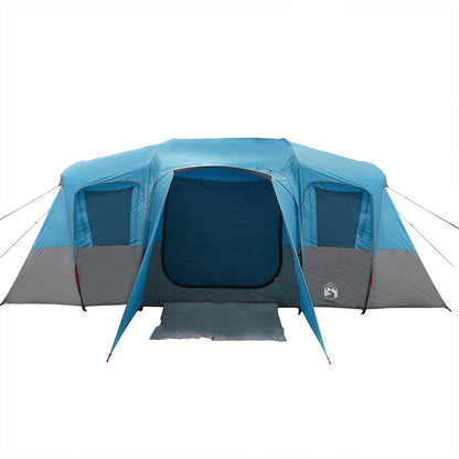 vidaXL Family Tent Tunnel 16-Person Blue Waterproof 6