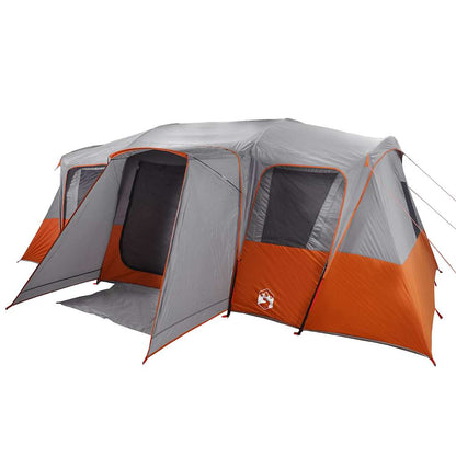 vidaXL Family Tent Tunnel 16-Person Grey Waterproof 5