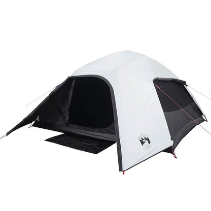 vidaXL Family Tent Dome 6-Person White Blackout Fabric Waterproof 5
