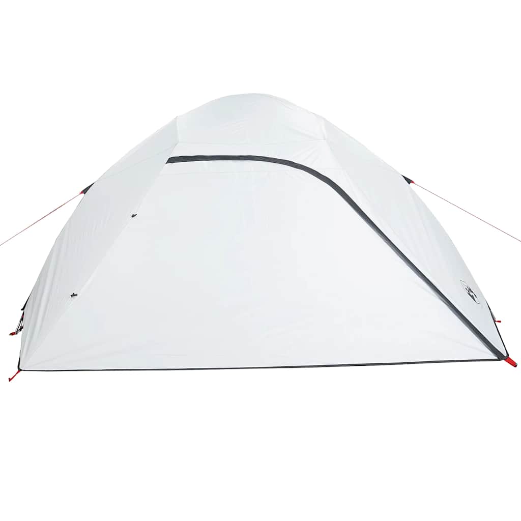 vidaXL Family Tent Dome 6-Person White Blackout Fabric Waterproof 6