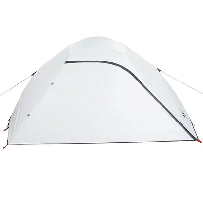 vidaXL Family Tent Dome 6-Person White Blackout Fabric Waterproof 6