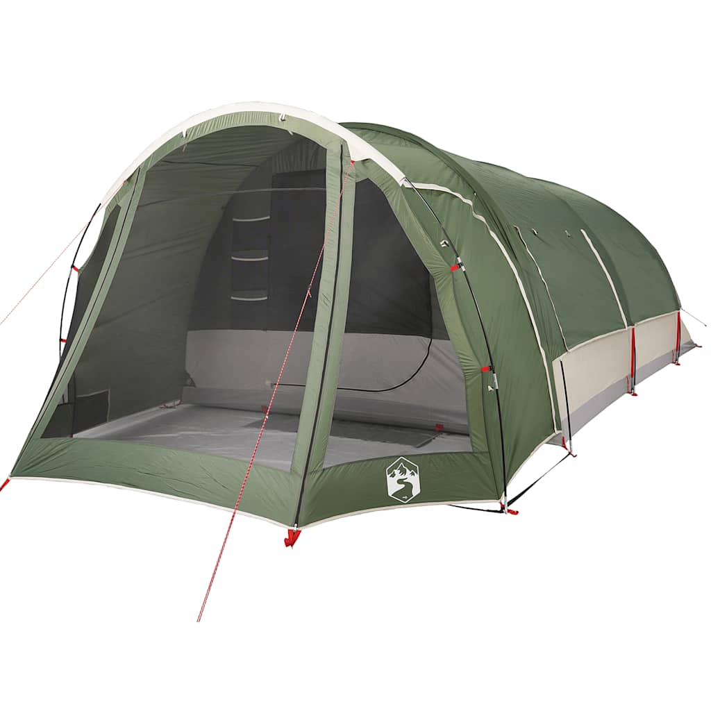 vidaXL Family Tent Tunnel 8-Person Green Waterproof 5