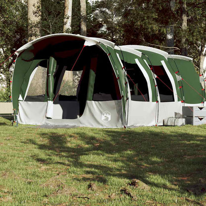 vidaXL Family Tent Tunnel 8-Person Green Waterproof 4