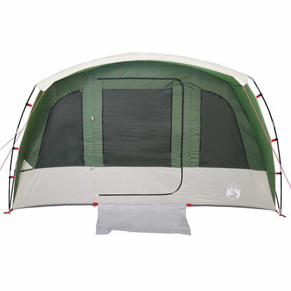 vidaXL Family Tent Tunnel 8-Person Green Waterproof 6