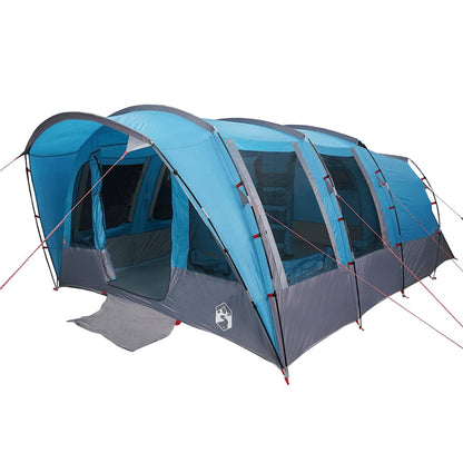 vidaXL Family Tent Tunnel 8-Person Blue Waterproof 3