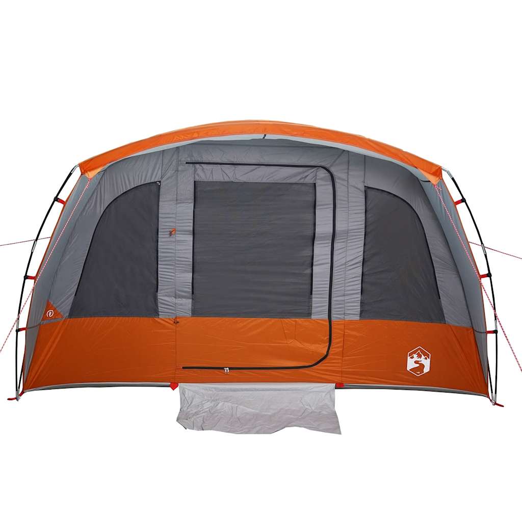 vidaXL Family Tent Tunnel 8-Person Grey Waterproof 6