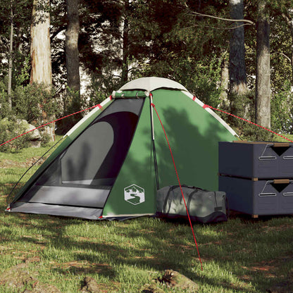 Camping Tent Dome Waterproof Green 2-person