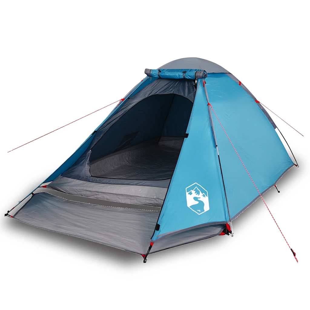 Camping Tent Dome Waterproof Blue 2-person