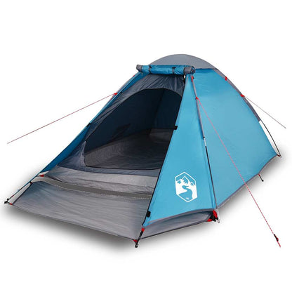 Camping Tent Dome Waterproof Blue 2-person