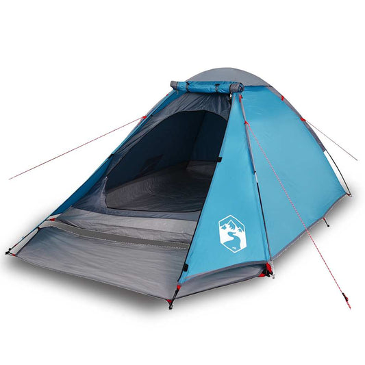 Camping Tent Dome Waterproof Blue 2-person