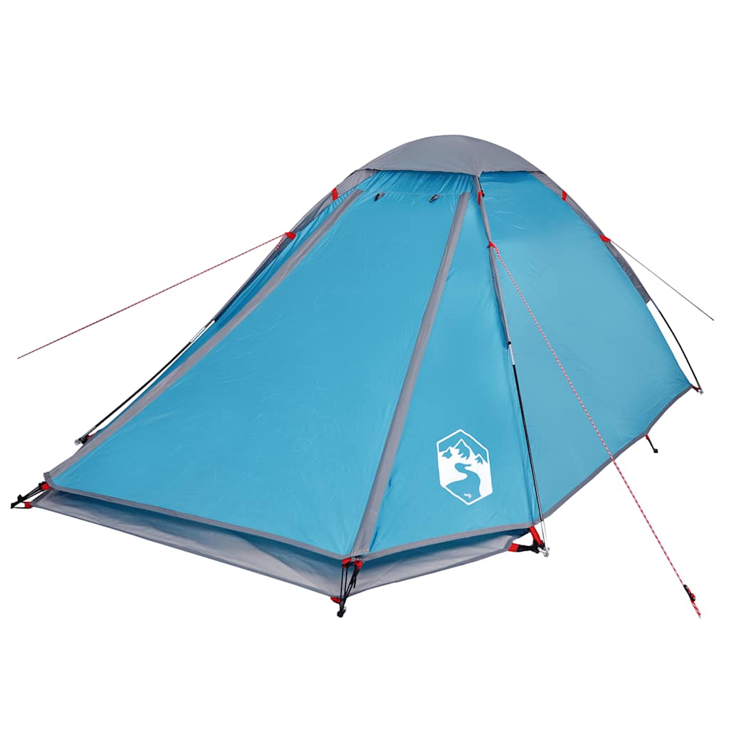Camping Tent Dome Waterproof Blue 2-person
