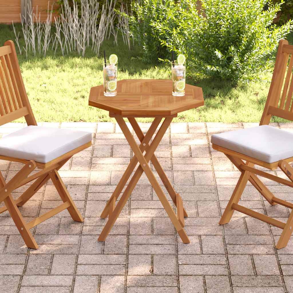 Table Top Solid Teak Wood 2,5 cm 40 cm 60 cm 60 cm Octagonal